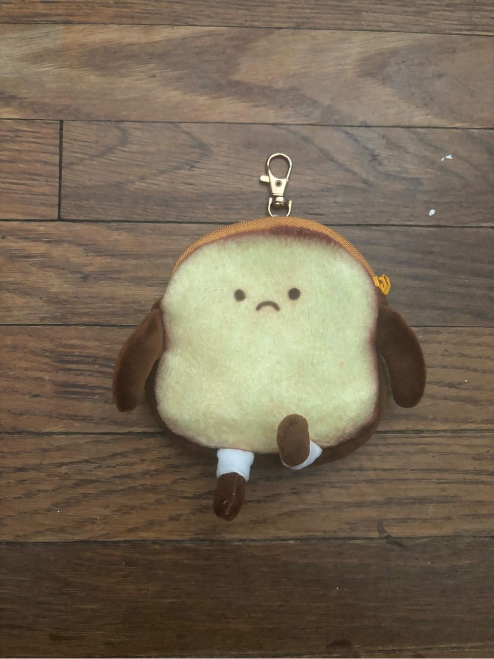 toast keychain pouch